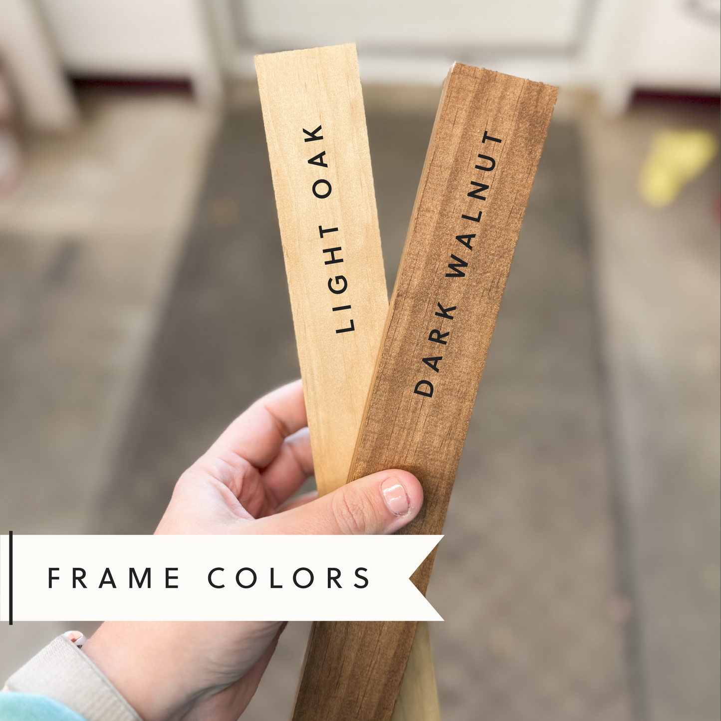 Walk with the Dreamers | Wall Art, Made in the USA: White / Light Oak / 12x8"