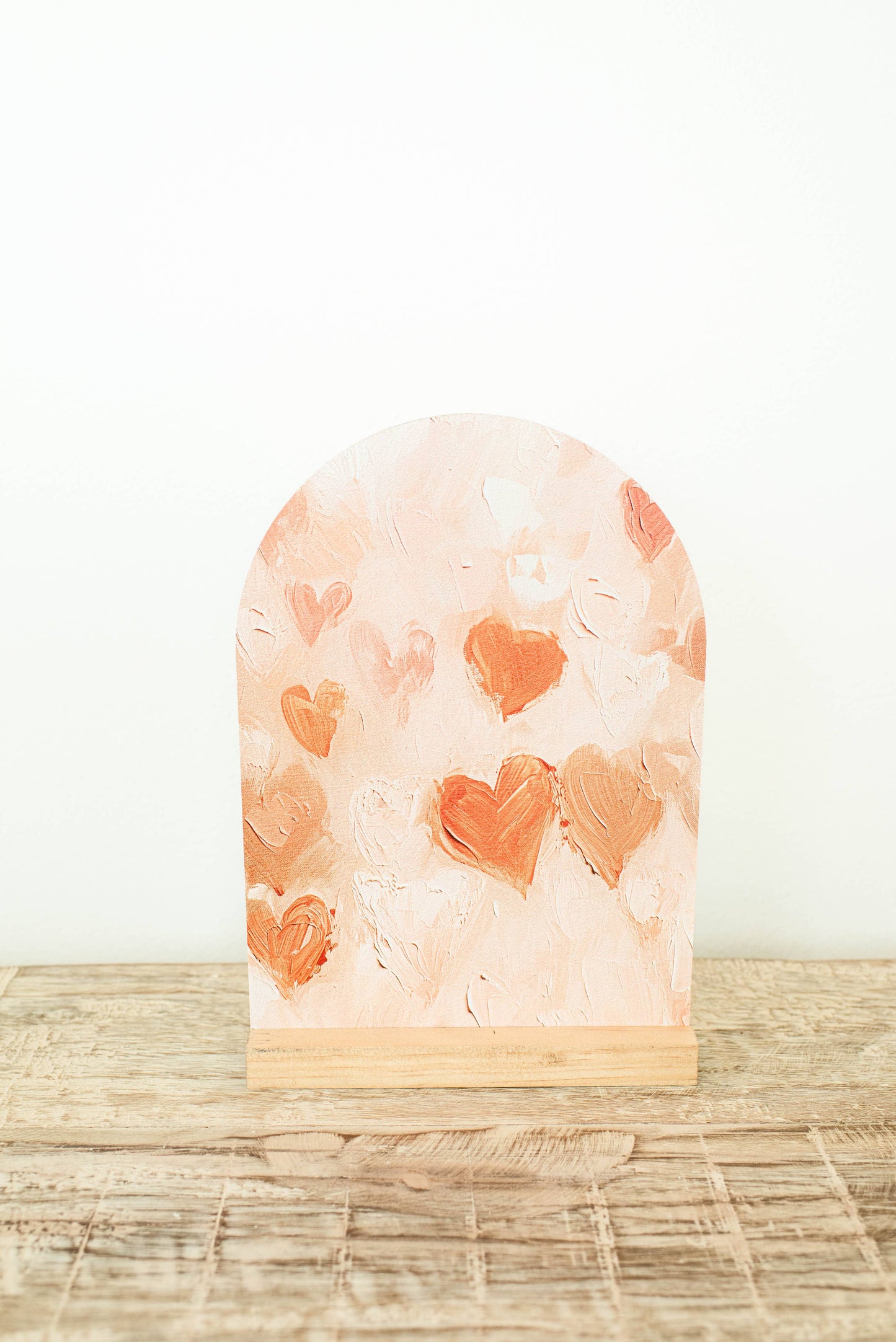 Arch Wood Base *BASE ONLY! Arches Sold Separately*: Light Oak / Small