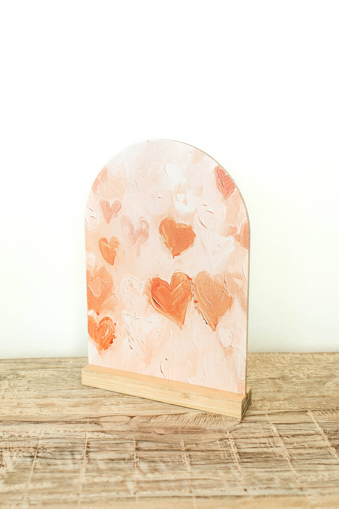 Arch Wood Base *BASE ONLY! Arches Sold Separately*: Light Oak / Small